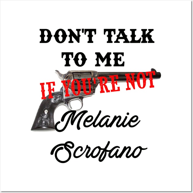 Don't talk (Melanie) Wall Art by GiollasArt